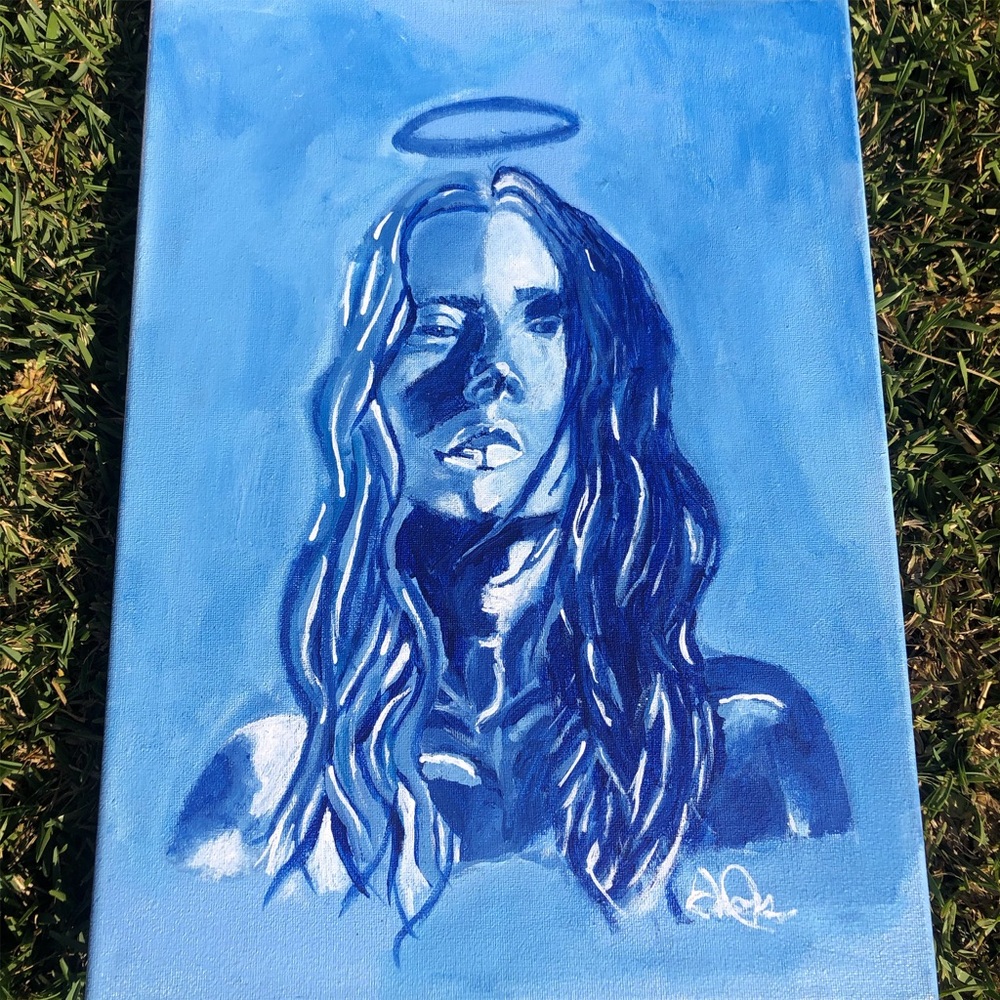 Art #bluegirl cover I did